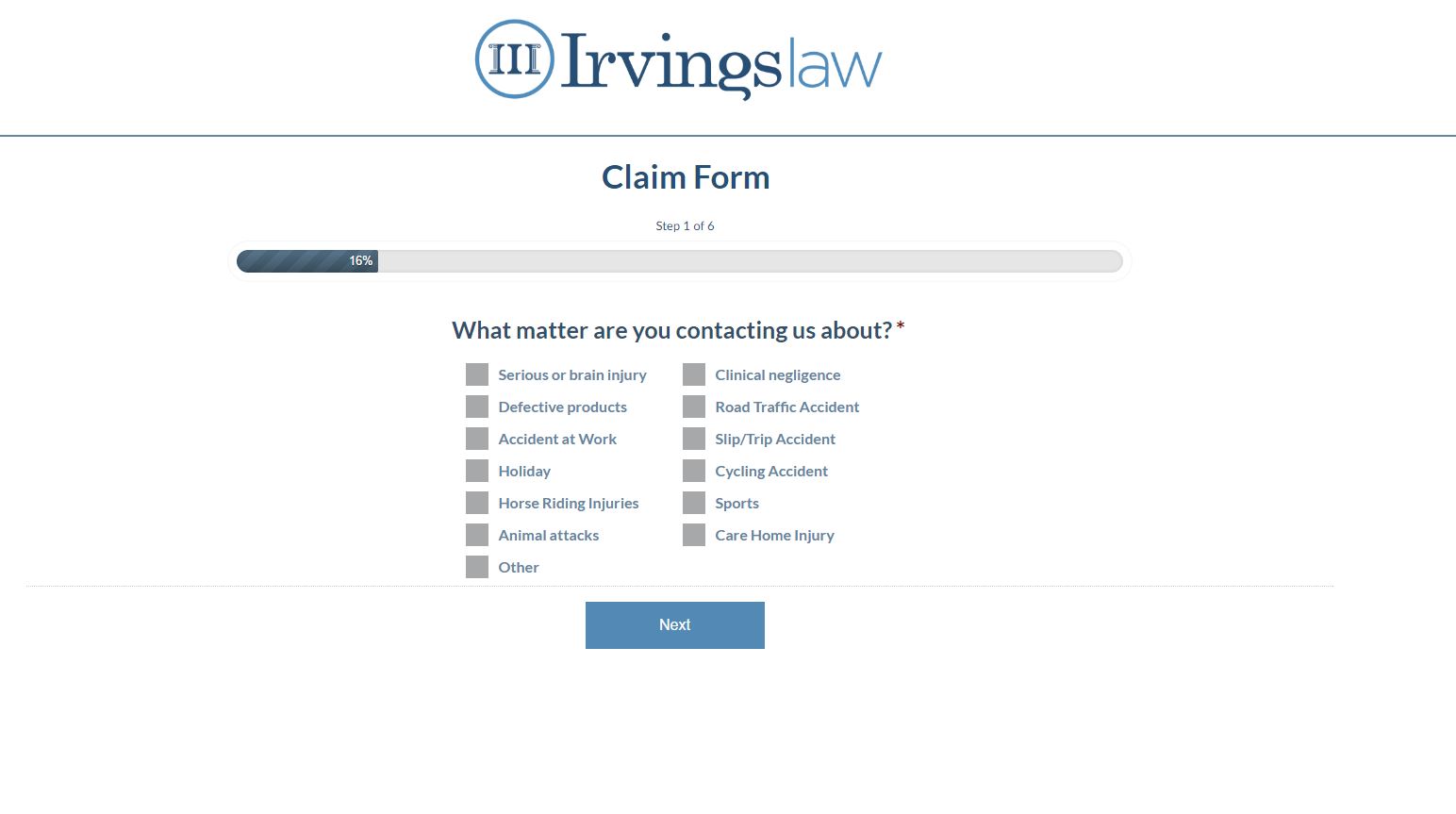 Irvings Introduces an Online Claim Form